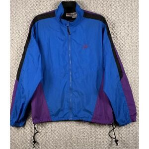 Nike Vintage 90s Windbreaker Jacket XL Blue Purple Colorblock Retro Sportswear